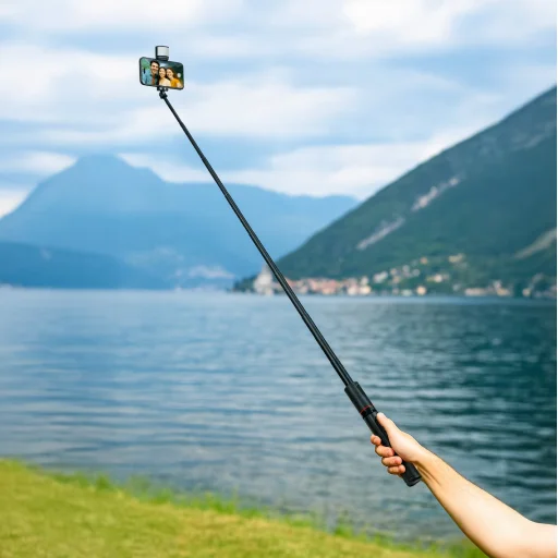 OBAL:ME SelfiePod High Glow fekete selfie bot - 8