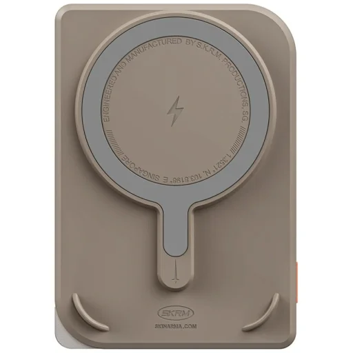 Powerbank Skinarma Nexus Mecha Mágneses Kitámasztó 5000mAh 20W PD USB-C MagSafe arany - 4