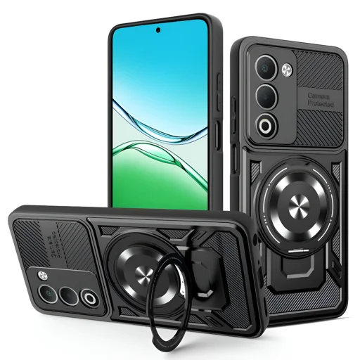 Oppo A5 4G Techsuit RuggedCam - Fekete tok - 1