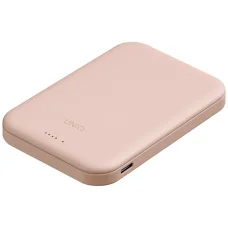 Powerbank Lyden Lexa Magnetic UNIQ 5000mAh PD USB-C MagSafe rózsaszín