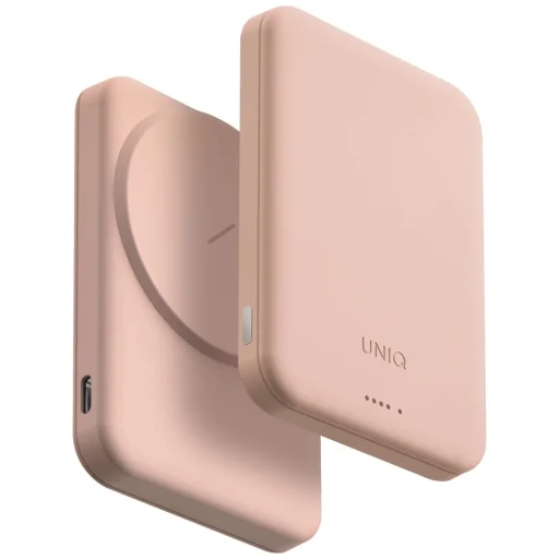 Powerbank Lyden Lexa Magnetic UNIQ 5000mAh PD USB-C MagSafe rózsaszín - 2