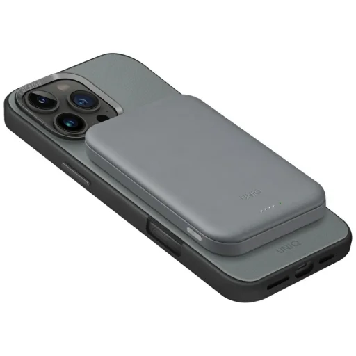 UNIQ Lyden Lexa Mágneses 5000mAh PD USB-C MagSafe zöld Powerbank - 3