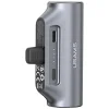 USAMS PB79 Mini Tail Plug hordozható power bank 3000mAh USB-C szürke thumbnail