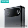 USAMS PB80 Power Bank PD20W 10000mAh fekete thumbnail