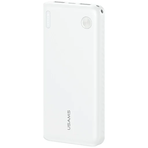 USAMS PB83 Power Bank 2xUSB-A 1xUSB-C 10000mAh fehér - 1