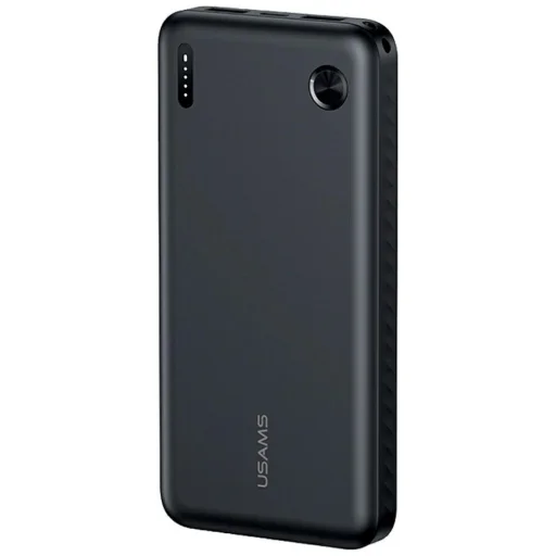 USAMS PB83 Power Bank 2xUSB-A 1xUSB-C 10000mAh fekete - 1