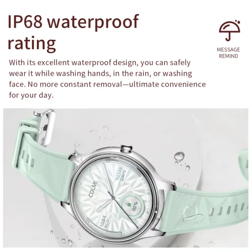 COLMI L28 fekete okosóra szilikon és bőr szíjjal - 17