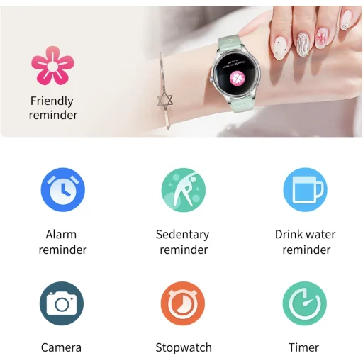 COLMI L28 fekete okosóra szilikon és bőr szíjjal - 20