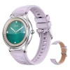 COLMI L28 lila okosóra szilikon és bőr szíjjal thumbnail