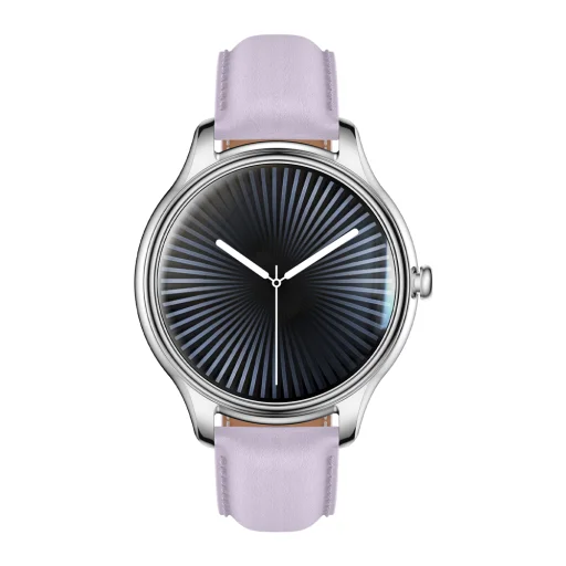 COLMI L28 lila okosóra szilikon és bőr szíjjal - 3