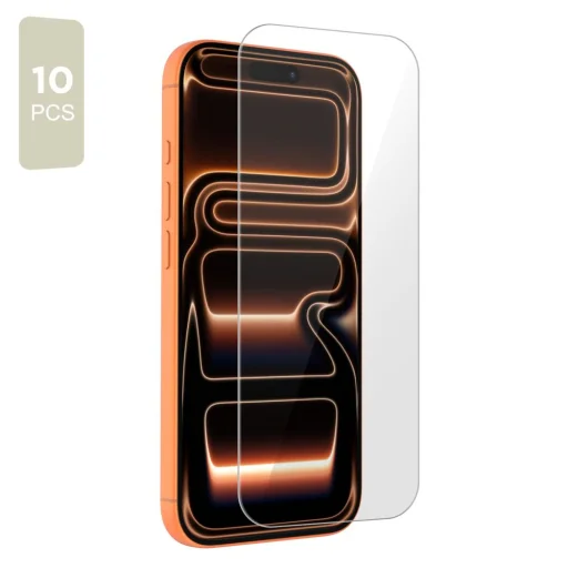 iPhone 17 Pro Max / 16 Pro Max üvegfólia Tech-protect csomag 10-pack Átlátszó - 3