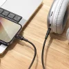 Borofone kábel AUX BL25 Nice - Lightning 3,5 mm jack - 1 méter fekete thumbnail