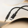 Borofone AUX Kábel BL25B Nice – Type-C to jack 3,5mm – 1 méter fekete thumbnail