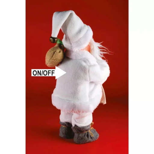 Home KDD 31 táncoló, zenélő mikulás, 30 cm magas - 3