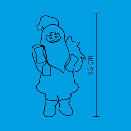 Home KDD 45 táncoló, zenélő mikulás, 45 cm magas - 4