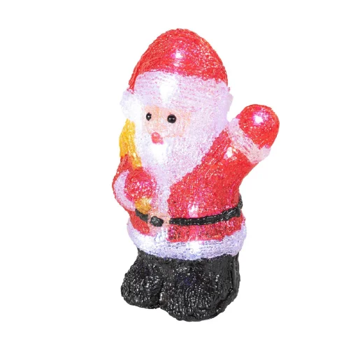 Home KDA 11 akril mikulás, 16 db LED, IP44, színes, kültéri, beltéri - 2