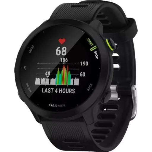 Garmin Forerunner 55 Okosóra 42mm, GPS, fekete EU - 1