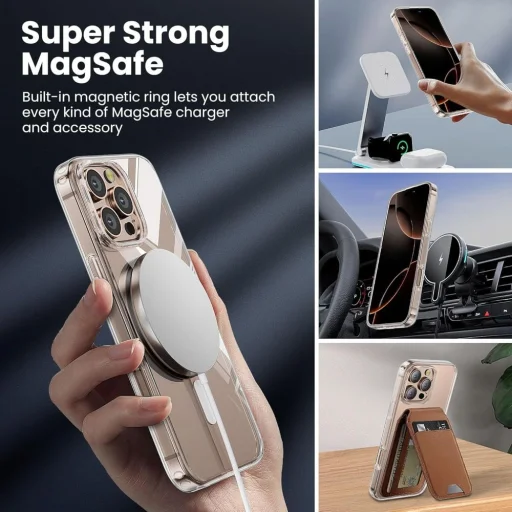 iPhone 16 Pro Magsafe átlátszó tok  TECH-PROTECT - 3