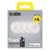 Water resistant object locator compatible with Apple Find My 4 pcs SBS - 2