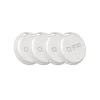 Water resistant object locator compatible with Apple Find My 4 pcs SBS