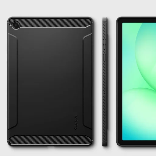 Samsung Galaxy Tab A11 Plus tok Spigen Rugged Armor Matt Fekete - 11