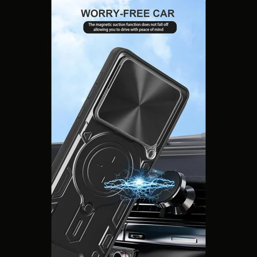  Techsuit - CamGuard Pro - Motorola Edge 60 Pro - Piros tok - 4