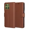 Motorola Edge 70 Barna Techsuit - Leather Folio tok