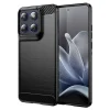 Motorola Edge 70 Fekete Techsuit Carbon Silicone tok