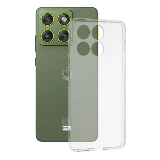 Motorola Edge 70 Transparent Techsuit Clear Silicone tok - 1
