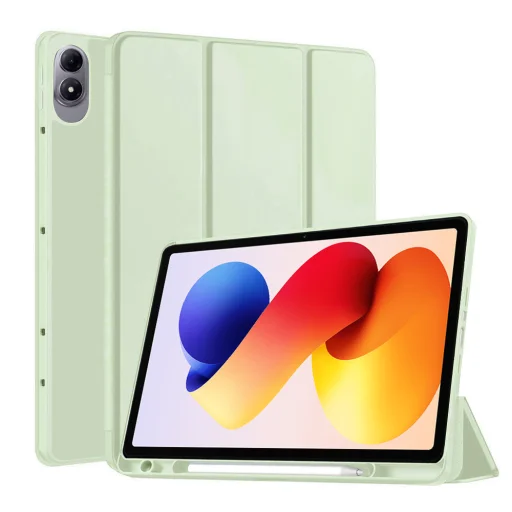 Xiaomi Redmi Pad 2 Pro Matcha Zöld Techsuit Flex Trifold (Pencil Holderrel) tok - 1