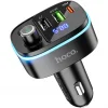 Hoco E62 Fast Bluetooth FM Transmitter és Autós Töltő, Fekete - 2