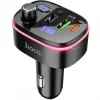 Hoco E62 Fast Bluetooth FM Transmitter és Autós Töltő, Fekete - 4
