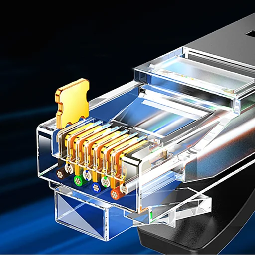Ugreen Cat6A UTP 2m Ethernet kábel - Fekete - 9