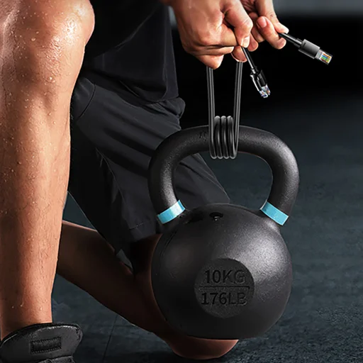 Ugreen Cat6A UTP 2m Ethernet kábel - Fekete - 6