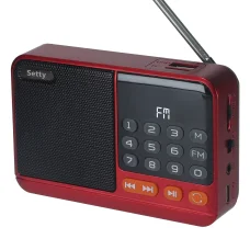 Setty mini FM rádió + Bluetooth hangszóró SFM-01M