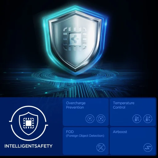 SPIGEN ESSENTIAL EF302MOQ Qi2.2 2IN1 MÁGNESES MAGSAFE VEZETÉK NÉLKÜLI TÖLTŐ FEKETE - 7