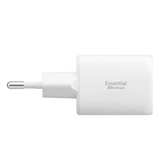 Spigen Essential EE352EU 2-portos hálózati töltő 35W Fehér - 3