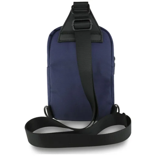 Kék BMW Nylon Zseb & Fém Logó Keresztpántos Telefon Táska - 3