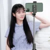 Selfie Stick Techsuit - Stabil és kompakt állvány Bluetooth távirányítóval, 68cm - Fekete thumbnail