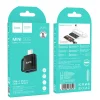 OTG USB C to USB A Adapter Hoco 3A UA31C fekete thumbnail