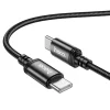Fekete Hoco 3A 60W 3 m X91 USB C - USB C kábel thumbnail