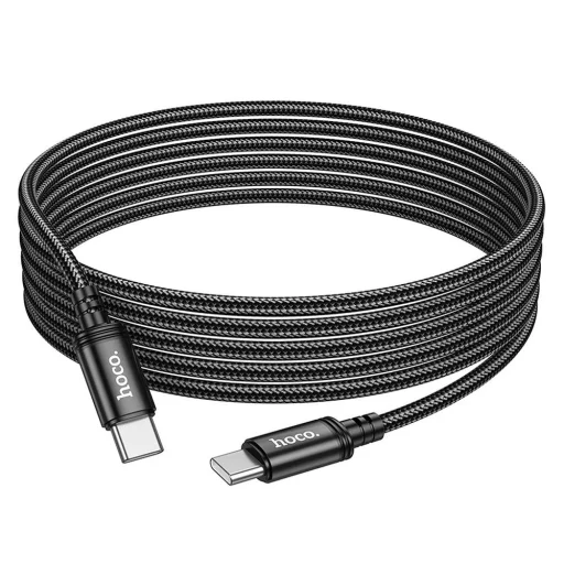 Fekete Hoco 3A 60W 3 m X91 USB C - USB C kábel - 6
