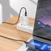 Lightning USB kábel Hoco 2,4A 3 m fekete thumbnail