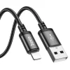 Lightning USB kábel Hoco 2,4A 3 m fekete thumbnail