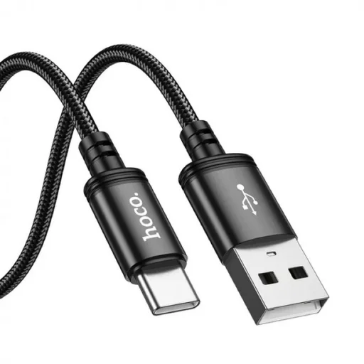 Hoco USB kábel A-tól C-típusig 3A 3 m fekete - 4