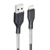 Forcell F-Energy 2,4A 12W Lightning USB kábel Carbon 1 m CB-01A fekete thumbnail