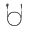 Forcell F-Energy 2,4A 12W Lightning USB kábel Carbon 1 m CB-01A fekete thumbnail