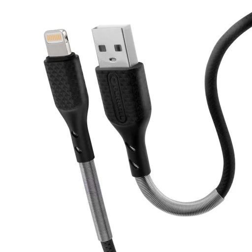 Forcell F-Energy 2,4A 12W Lightning USB kábel Carbon 1 m CB-01A fekete - 6