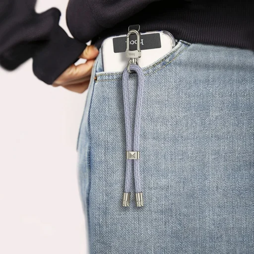 Mobiltelefon csuklópánt kék farmerszövet GH4 Hoco 0,21 m - 4