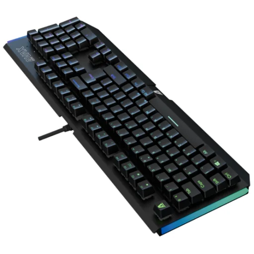 BIL AVAX FS01 Full size mechanikus vezetékes alumínium billentyűzet Outemu barna switch, magyar kiosztás - 2